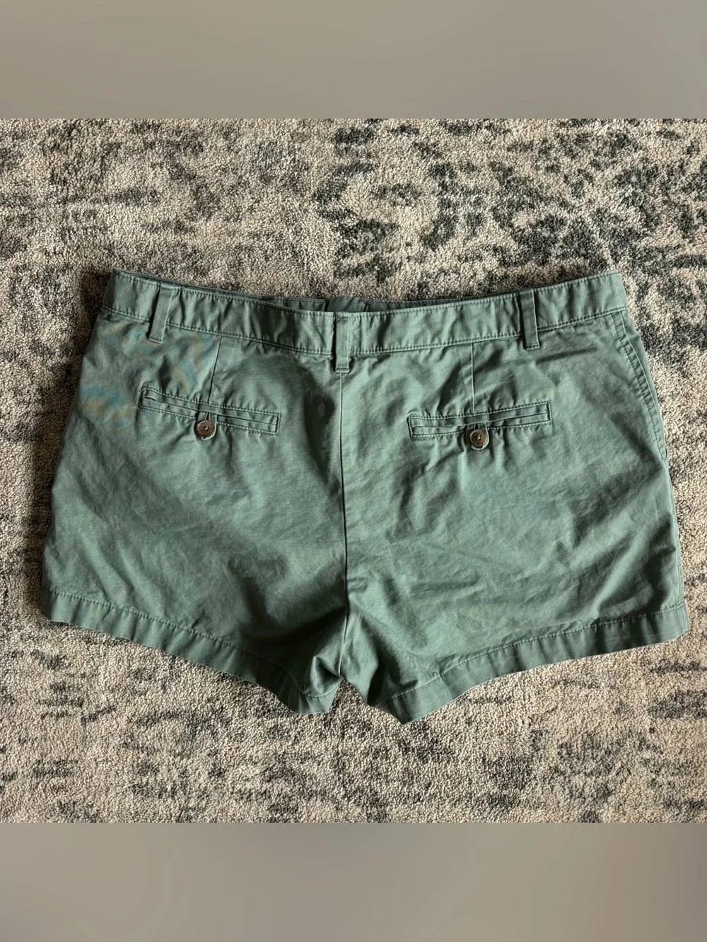 GAP Teal Green Cotton Bermuda Shorts